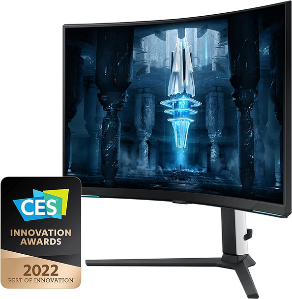 Samsung 32" Odyssey 3840x2160 VA 240Hz 1ms MiniLED HDR Curved Gaming Monitor