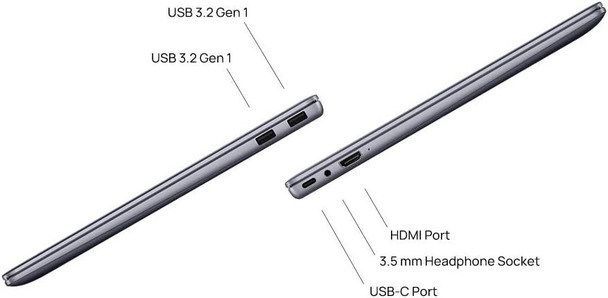Huawei Matebook 14" QHD Laptop AMD Ryzen 5 4600H 8GB RAM 256GB SSD