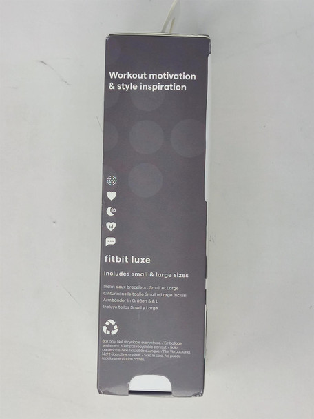Fitbit Luxe AMOLED Health & Fitness Tracking Smart Watch - Black