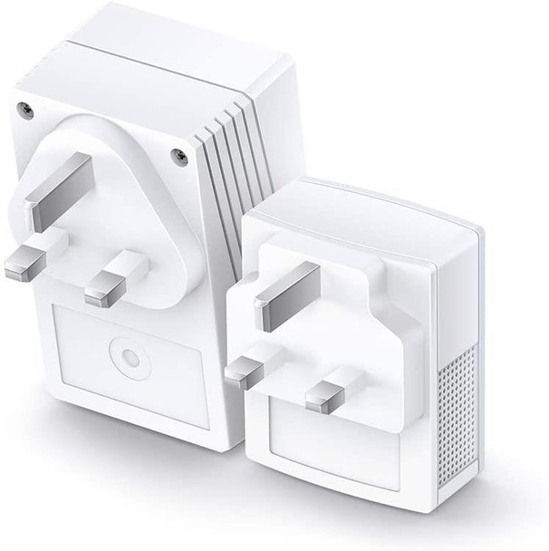 TP-Link WPA4220 WiFi AV600 Powerline Adapter Kit - Twin Pack - Up to 600Mbps