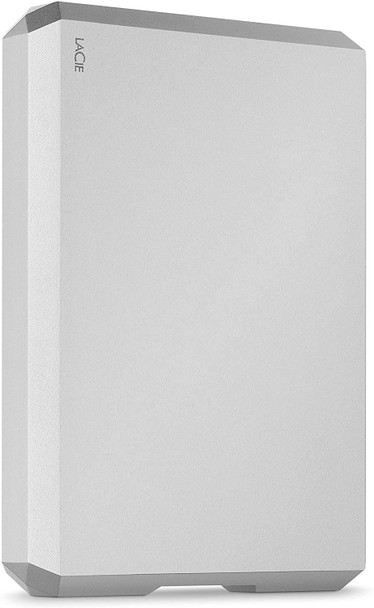 LaCie USB 3.0/Type-C 1 TB Portable External Hard Disk Drive Silver