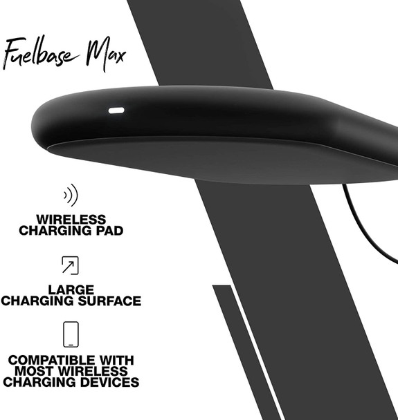 Skullcandy Fuelbase Max Wireless Large Surface Charger Pad & USB-C Cable - Black