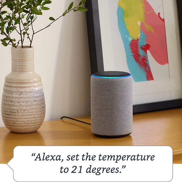 Amazon Echo Plus Voice Controlled Smart Speaker - Heather Grey