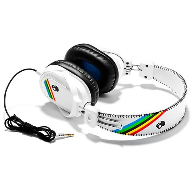Skullcandy Agent HI-Fidelity Wired On Ear Headphones White