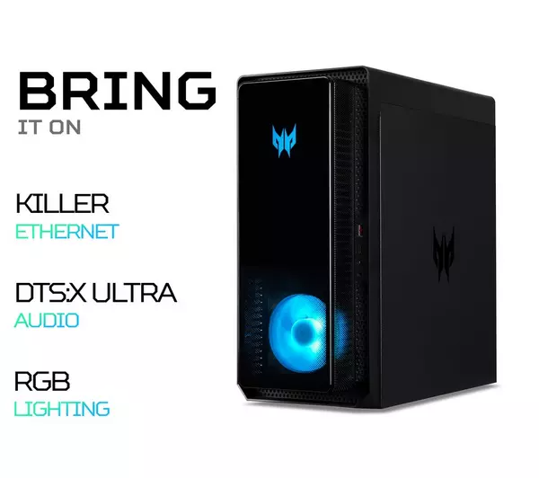 ACER Predator Orion 3000 Gaming PC Intel Core i7 12700 16GB GeForce RTX 3060 Ti