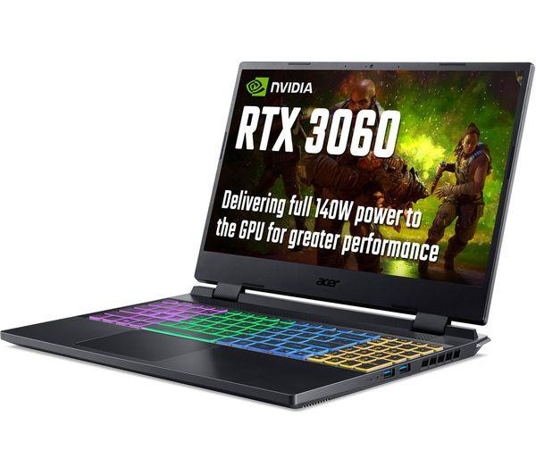 Acer Nitro 5 15.6" 144Hz Gaming Laptop i5 12500H 8GB 512GB GeForce RTX 3060