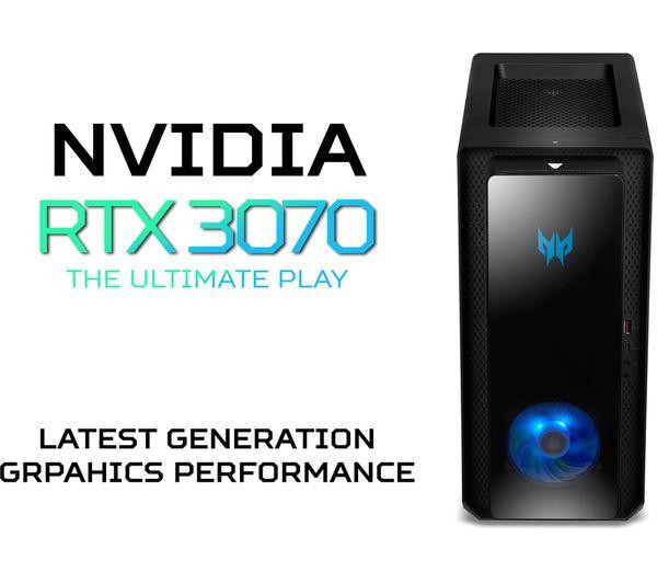 Acer Predator Orion 3000 PO3-640 Gaming PC Core i7 12700 16GB GeForce RTX 3070