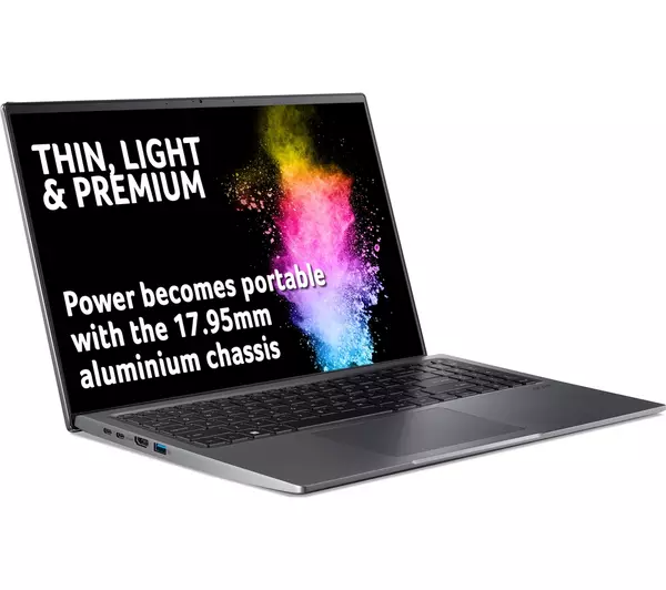 Acer Swift X 16" QHD Laptop Intel Core i7 1260P 16GB RAM 1TB SSD Arc A370M