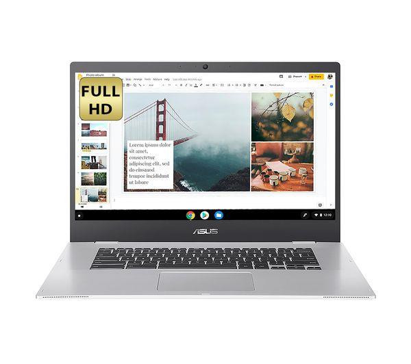 Asus CX15 15.6" Chromebook Intel Celeron N4500 4GB 64GB eMMC Silver
