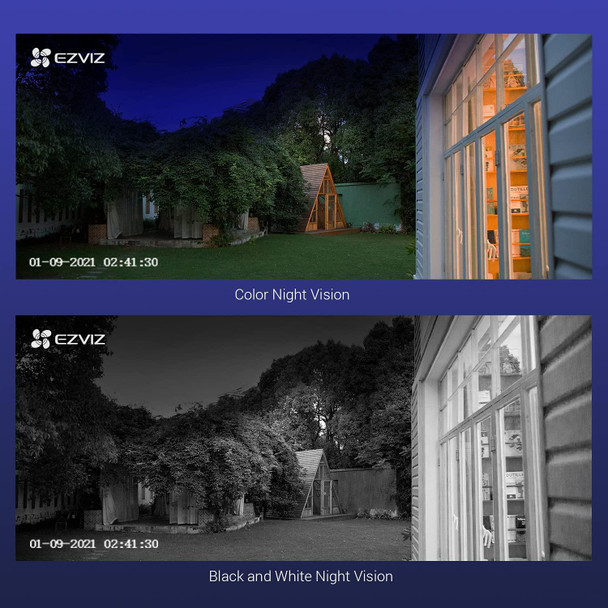 EZVIZ BC1 Duo Camera Wireless Full HD 1080p CCTV Security Kit White