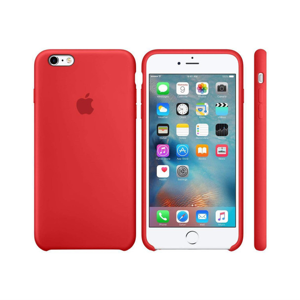 Apple iPhone 6 / 6s Silicone Smart Phone Case Red