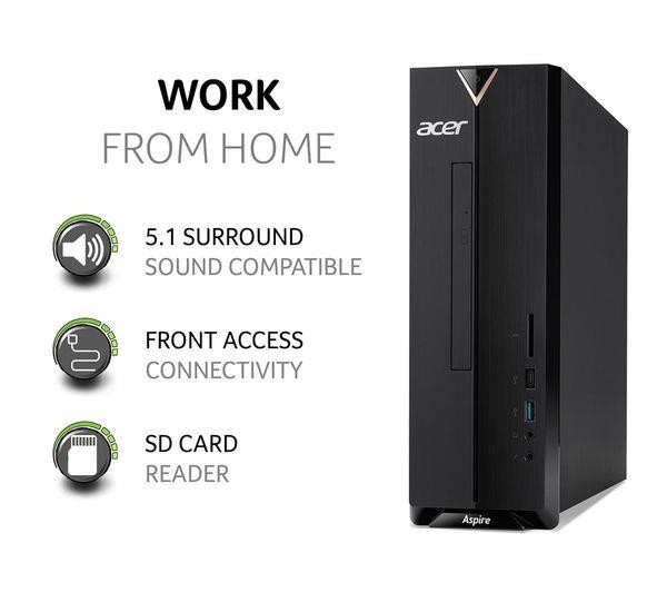 Acer Aspire XC-840 Desktop PC Intel Celeron N4505 4GB 256GB SSD