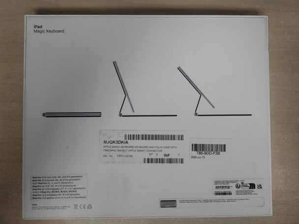Apple Magic Keyboard for 12.9" iPad Pro 5th Generation Black - Danish