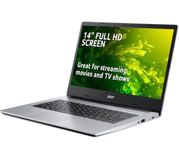 Acer Aspire 1 14" Laptop Intel Celeron N4500 Windows 11 128GB eMMC