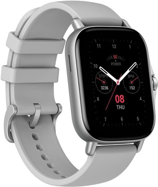 Amazfit GTS 2 1.65" AMOLED, Health & Fitness Tracker Smart Watch - Urban Grey