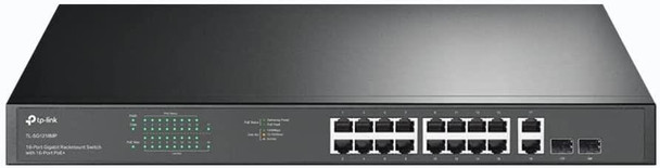 TP-Link TL-SG1218MP 18-Port Gigabit Rack Network Switch With 16 PoE +