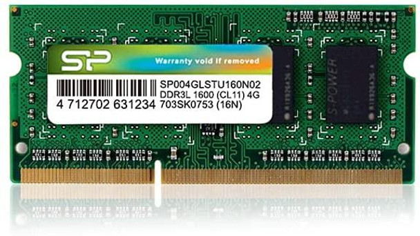 Silicon Power 4GB (1 x 4GB) 1600 MHz DDR3 SDRAM Memory Module