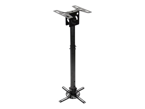 Optoma Black Ceiling Universal Projector Mount With Pole
