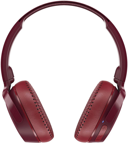 Skullcandy Riff Wireless Bluetooth On Ear Headphones - Moab, Red, Black