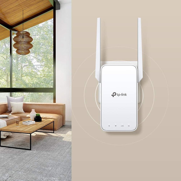TP-Link AC1200 Mesh Wi-Fi Range Extender, Dual band Broadband/Wi-Fi Extender