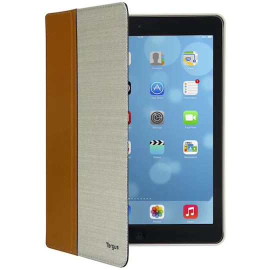 Targus VuStyle iPad Air Case in Grey & Brown Faux Leather