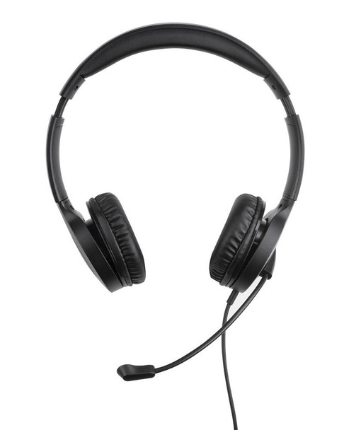 Dynabook Wired On Ear Headset With in-Line Remote Black