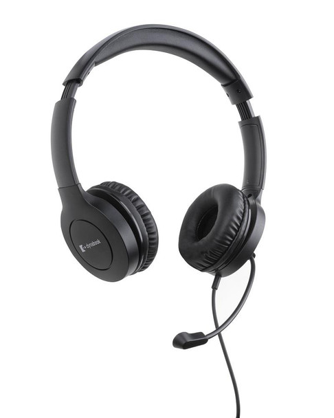 Dynabook Wired On Ear Headset With in-Line Remote Black