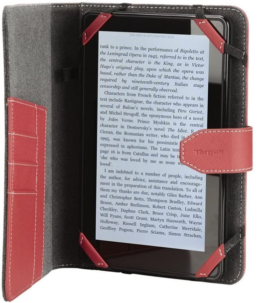 Targus Protective Slim Folio Case for eReaders - Pink