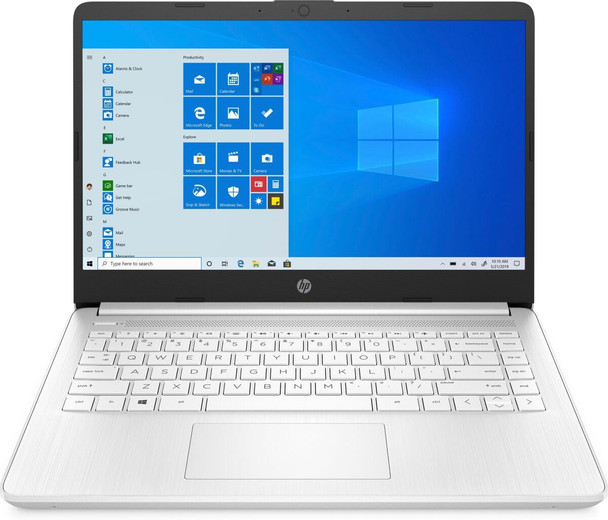 HP 14s-fq0015na Windows 10 Laptop 14" AMD Athlon 3020e 4GB RAM 128GB SSD