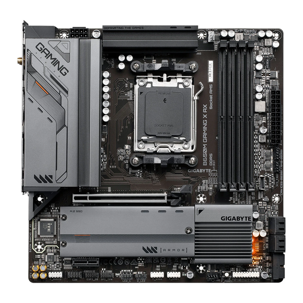 Gigabyte AMD Ryzen B650M GAMING X AX AM5 DDR5 mATX Motherboard