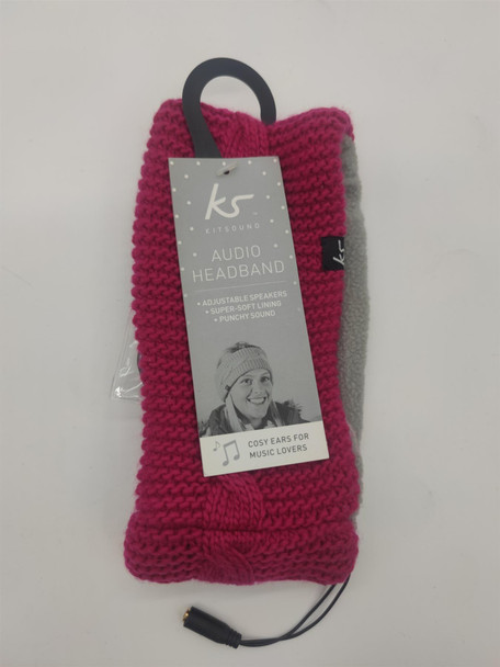 Kitsound Cable Knit Audio Headband with Built In Speaker