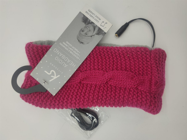 Kitsound Cable Knit Audio Headband with Built In Speaker