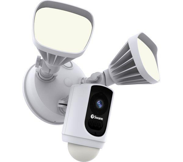 Swann Floodlight Full HD 1080p WiFi Security System - White