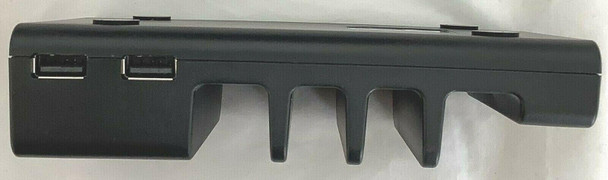 4 Port USB Charging Station For Phones Tablets Black UK Plug