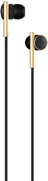 Caeden Linea N°2 In-Ear Wired Headphone - Faceted Carbon & Gold