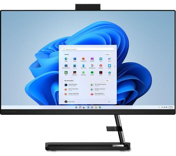 Lenovo IdeaCentre 3i 23.8" All in One PC, Intel Core i5 1240P 8GB RAM 512GB