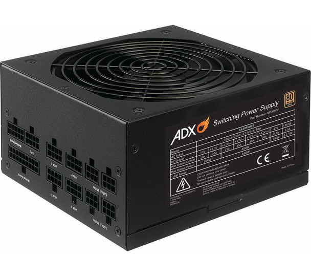 ADX Power W650 650 W 80 PLUS Gold Modular ATX PSU Power Supply