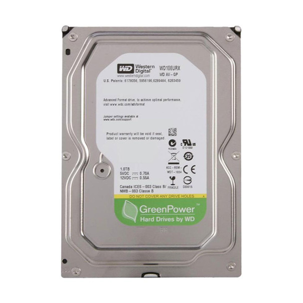 WD IntelliPower AV-GP 1TB SATA III 64MB Cache 3.5" Hard Drive HDD