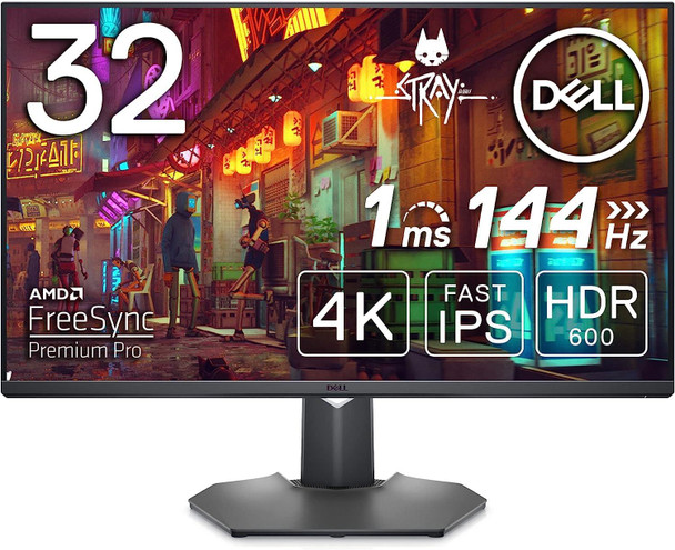 Dell G3223Q 32 Inch 4K UHD 3840 x 2160 144Hz HDR 600 Gaming Monitor