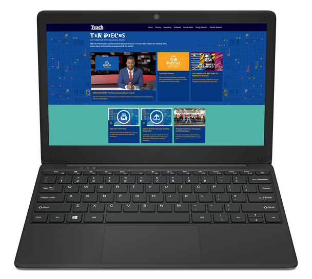 GeoBook 2e 12.5" HD Laptop Intel Celeron N3450 4GB, 64GB eMMC Windows 10 Pro