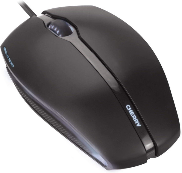 Cherry Gentix USB Wired Optical Mouse Scroll Wheel Black JM-0300