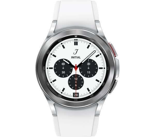 Samsung Galaxy Watch4 Classic 42mm BT Fitness GPS Smart Watch Silver White