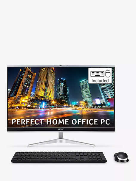 Acer Aspire C24 1650 23.8" All In One PC Intel Core i3 1115G4 8GB 1TB HDD