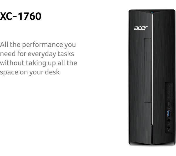 Acer Aspire XC-1760 Desktop PC Intel Core i5 12400 8GB 512GB SSD Windows 11