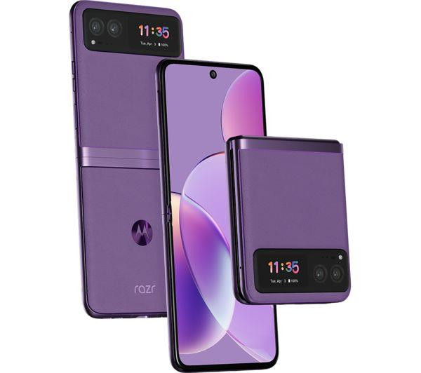 Motorola Razr 40 6.9" 8GB 256GB Unlocked Android Fold Smart Phone Summer Lilac