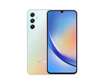 Samsung Galaxy A34 5G 6GB / 128GB - Silver - UK Version - Android Unlocked Phone