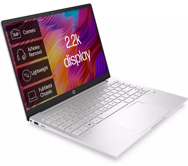 HP Pavilion Plus 14-eh0500sa 14" 2.2K Laptop Intel Core i5 1240P 512GB SSD