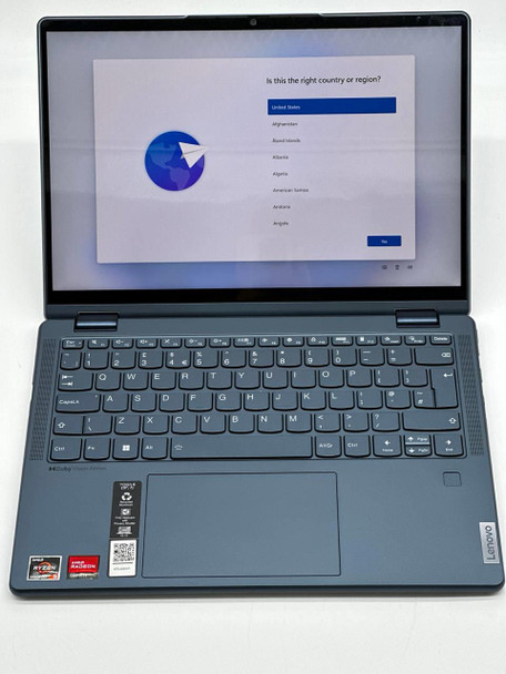 Lenovo Yoga 6 13.3" Windows 11, 2 in 1 Laptop AMD Ryzen 5 5500U 256GB SSD 