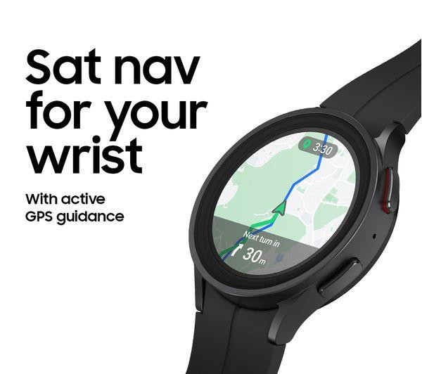 Samsung Galaxy Watch5 Pro 4G LTE 45mm Bixby & Google Assistant Smart Watch Black