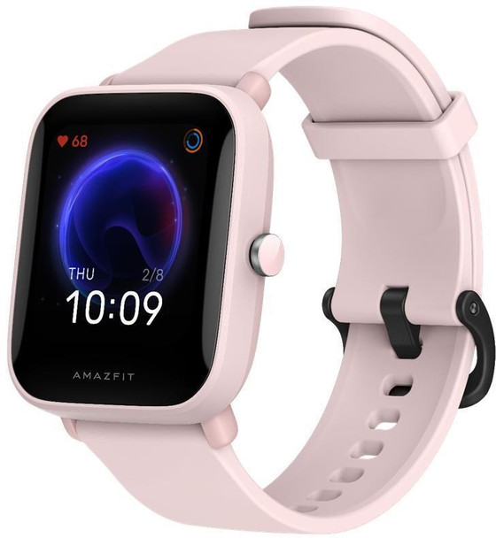 Amazfit Bip U Pro Health and Fitness Tracking GPS Smart Watch - Colour Pink